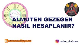 Almuten Gezegen Nasıl Hesaplanır [upl. by Gustaf]