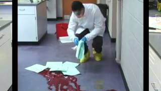 How to Clean up a Blood Spill [upl. by Yrailih]