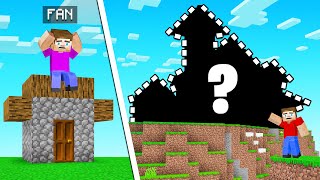 We Gave a FAN a HOUSE MAKEOVER Minecraft [upl. by Eenram]