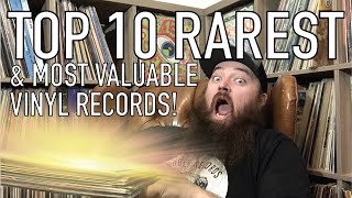 Top 10 RAREST amp Most Valuable Vinyl Records in my Collection [upl. by Akamahs]