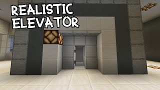 Realistic Multifloor Elevator  Minecraft 116 Java [upl. by Pangaro]