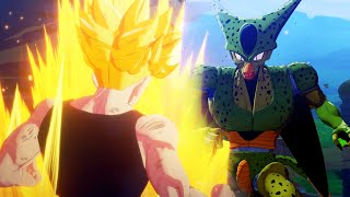 Dragon Ball Z Kakarot  Future Trunks Destroys the Androids amp Imperfect Cell Boss Fight [upl. by Yeleek]