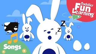 Sleeping Bunnies  Nursery Rhyme for Toddlers  Toddler Fun Learning [upl. by Eillac]