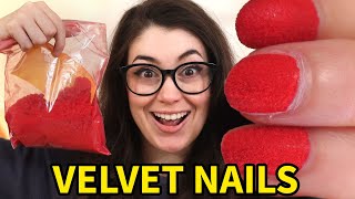 DIY Velvet Nails [upl. by Marshall75]