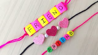 How To Make Friendship Band  Friendship Band Making at Home  Friendship Gift Ideas  Handmade Band [upl. by Narud473]