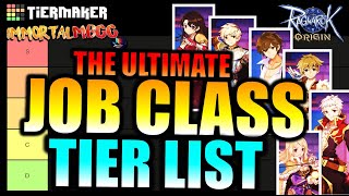 THE ULTIMATE CLASS TIER LIST  RAGNAROK ORIGIN [upl. by Aivatnohs227]