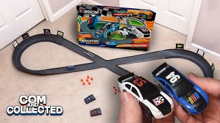 Crash Racers Figure 8 Track Set Nascar Adventure Force Indepth Review for Diecast Track Building [upl. by Lisa]