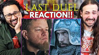 THE LAST DUEL TRAILER REACTION Matt Damon  Ben Affleck  Adam Driver  Jodie Comer [upl. by Rostand817]