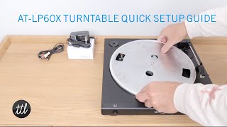 AudioTechnica ATLP60X Quickstart Setup Guide [upl. by Sackey]