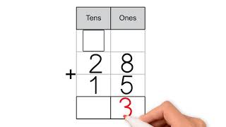 2Digit Addition with Regrouping [upl. by Anaibaf]