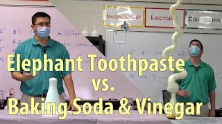 EpicScience  Elephant Toothpaste vs Baking Soda amp Vinegar [upl. by Anoed]