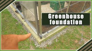 How to Build Greenhouse Foundation [upl. by Fransis431]