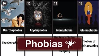 Top 100 Phobias That You Have at Least 3 of Them [upl. by Ailadgim]