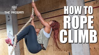 Rope Climb exercise progressions for CrossFit [upl. by Berl313]