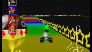 Mario Kart 64  Rainbow Road N64 [upl. by Leribag]