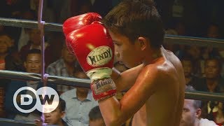 Child thaiboxers A fighting chance  DW Documentary [upl. by Novy]