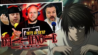 Death Note season 1 episode 1x11 amp 1x12 reaction DUB [upl. by Ailla423]