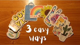 How To Make AESTHETIC Stickers AT HOME  DIY [upl. by Weiman]