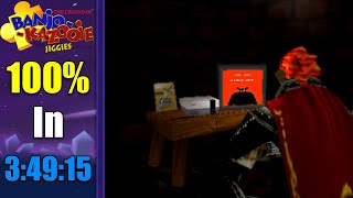 BanjoKazooie Jiggies of Time 100 Speedrun in 34915 [upl. by Mateo]