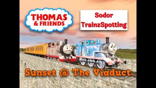 Thomas amp Friends  Sodor TrainzSpotting  Sunset  the Viaduct  TRS2019 Video [upl. by Navarro600]