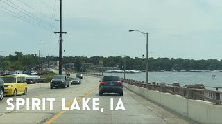 Driving through Spirit Lake Iowa [upl. by Perkoff740]