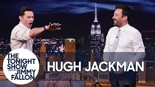 Hugh Jackman and Jimmy Attempt a Guinness World Record [upl. by Nirrol]