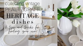 Vintage Pfaltzgraff Heritage Dishes  Tips and Tricks [upl. by Laughlin165]