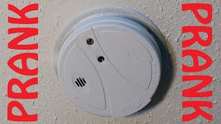 Smoke Alarm Prank [upl. by Acirt]