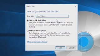 Windows 10 How to burn CDs and DVDs [upl. by Oinafipe]