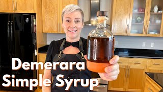 How to make Demerara Simple Syrup [upl. by Pandora]