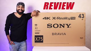 Sony Bravia X75 43 inch 4K Android TV 2021 Variant  Almost Perfect 🔥 [upl. by Huxham]