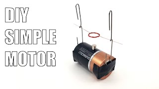 Build a Simple Electric Motor  Science Project [upl. by Zamir506]