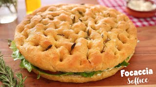 FOCACCIA SOFFICE da FARCIRE  Ricetta Facile Focaccia Ripiena  Easy Focaccia Recipe [upl. by Mellicent]