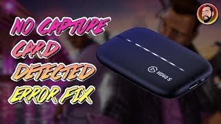 ELGATO HD60S NO CAPTURE CARD DETECTED FIX [upl. by Anehta]