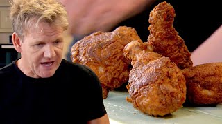 Gordon Ramsays Buttermilk Fried Chicken [upl. by Eihtur412]