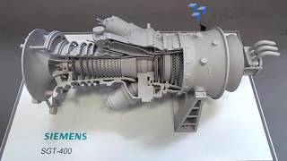 3D Model Siemens SGT400 Series Gas Turbine [upl. by Rachael]