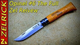 Opinel 6 Carbone  The Full Zel Review [upl. by Sinned679]