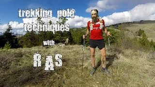 Trekking Pole Techniques  The UltraPedestrian Method [upl. by Hamid]