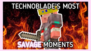 Technoblade’s most savage moments in 10 minutes [upl. by Ashlin364]