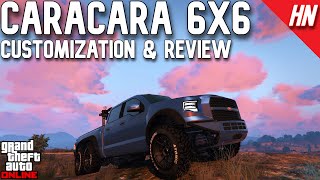 Vapid Caracara 6x6 Customization amp Review  GTA Online [upl. by Christian554]