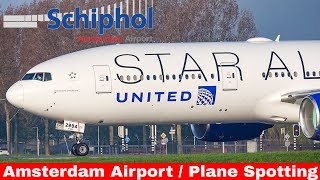 AMSTERDAM SCHIPHOL Airport Plane Spotting 2023 [upl. by Man]