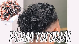 How To Get Curly Hair PERM TUTORIAL [upl. by Marlena393]