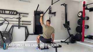 Seated Single Arm Cable Lat Pulldown [upl. by Ahsener]