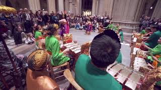 Indonesian Gamelan Stunned American Public at the Washington National Cathedral [upl. by Ayotna]