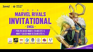 Marvel Rivals Invitational 2025 EMEA Day 4 UTC1） [upl. by Derman117]