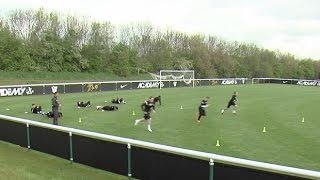 How to improve endurance and core strength  Soccer training drill  Nike Academy [upl. by Norok306]