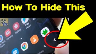 How to Hide accessibility Button Icon on Android  Disable accessibility icon logo [upl. by Bautram]