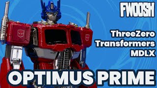 MDLX Transformers Optimus Prime ThreeZero Action Figure Review [upl. by Fillander972]