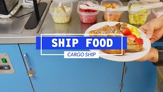 Food On A Maersk Cargo Ship  Life At Sea [upl. by Good]