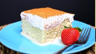 Tres Leches Cake  Original Mexican Recipe [upl. by Johanan]